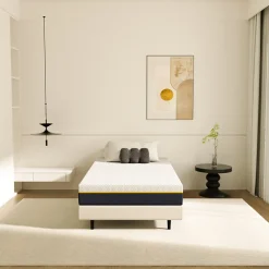 Teeno Matelas adulte de 17 cm, 90 x 200 cm (mousse à mémoire de forme + fibre de charbon de bambou) Online