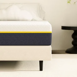 Teeno Matelas adulte de 17 cm, 90 x 200 cm (mousse à mémoire de forme + fibre de charbon de bambou) Online