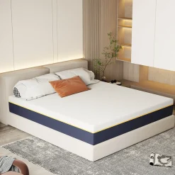 Teeno Matelas adulte double en mousse, 140x200 cm, 21 cm d'épaisseur