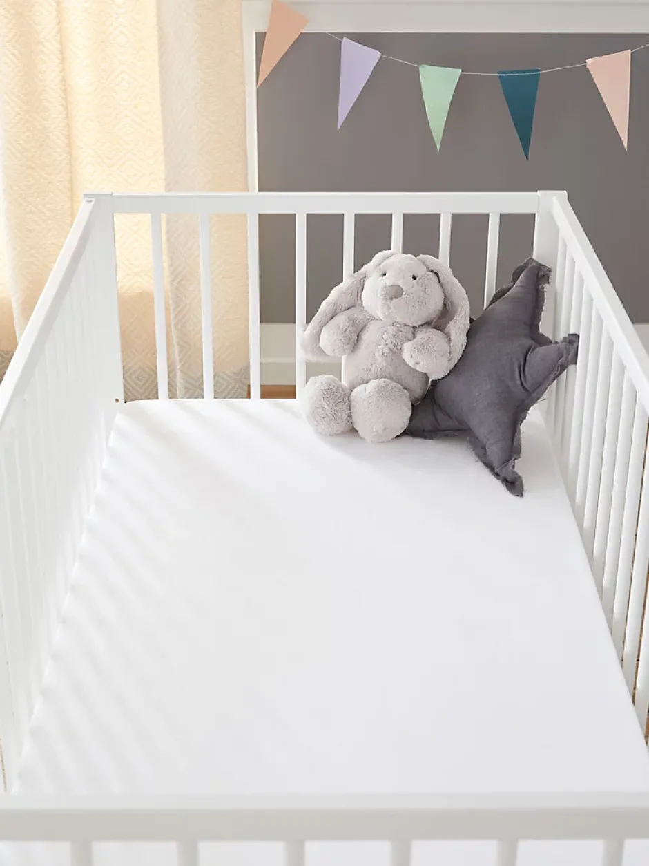 Babysom Matelas Bébé Climatisé - 1 Face Été Fraîche et 1 Face Hiver Ouatinée - Anti-acarien - Oeko-Tex - Fabrication française Online