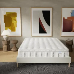 November Matelas Celestia - Épaisseur 30 cm - Ressorts ensachés & Mousse Charbon Actif - Indépendance de couchage - (160 x 200 cm) Discount