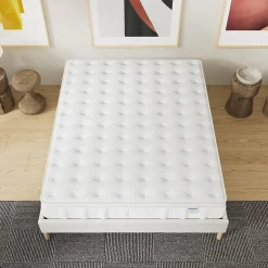 November Matelas Celestia - Épaisseur 30 cm - Ressorts ensachés & Mousse Charbon Actif - Indépendance de couchage - (160 x 200 cm) Discount
