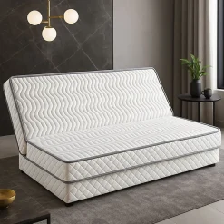 Matelas clic clac - 160x200 - hauteur 10 cm - soutien ferme - confort optimal - usage quotidien - techno10 Hot