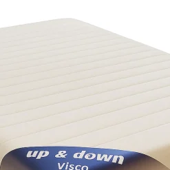 Provence Literie Matelas contact Mémoire de Forme 58 Kg/m3 80x200 x 19,5 cm Très Ferme - Spécial Sommier Electrique - 5 Zones de Confort - Noyau Mo