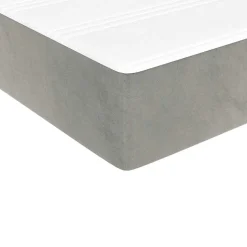 Vidaxl Matelas de lit à ressorts ensachés fermeté moyenne 80x210x20 cm velours