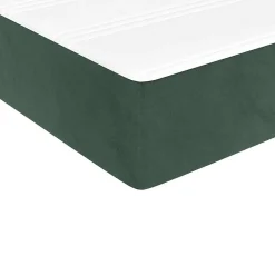 Vidaxl Matelas de lit à ressorts ensachés fermeté moyenne 80x220x20 cm velours New