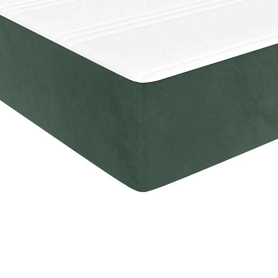Vidaxl Matelas de lit à ressorts ensachés fermeté moyenne 80x220x20 cm velours New