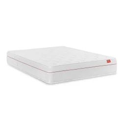 Mercado Do Colchão Matelas Deluxe Orthopédique 190 x 140 cm, 27 cm. Ressorts ensachés et viscoélastique, réversible, soutien medium, tissu respirant.