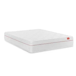 Mercado Do Colchão Matelas Deluxe Orthopédique 190 x 140 cm, 27 cm. Ressorts ensachés et viscoélastique, réversible, soutien medium, tissu respirant.