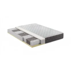Talamo Italia Matelas double Davanz, matelas en mousse à mémoire de forme, matelas ergonomique, matelas à ressorts ensachés, 180x200xh28 cm Outlet