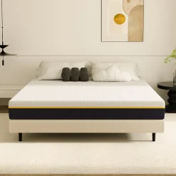 Teeno Matelas double en mousse à mémoire de forme, 140 x 190 cm, épaisseur 17 cm New