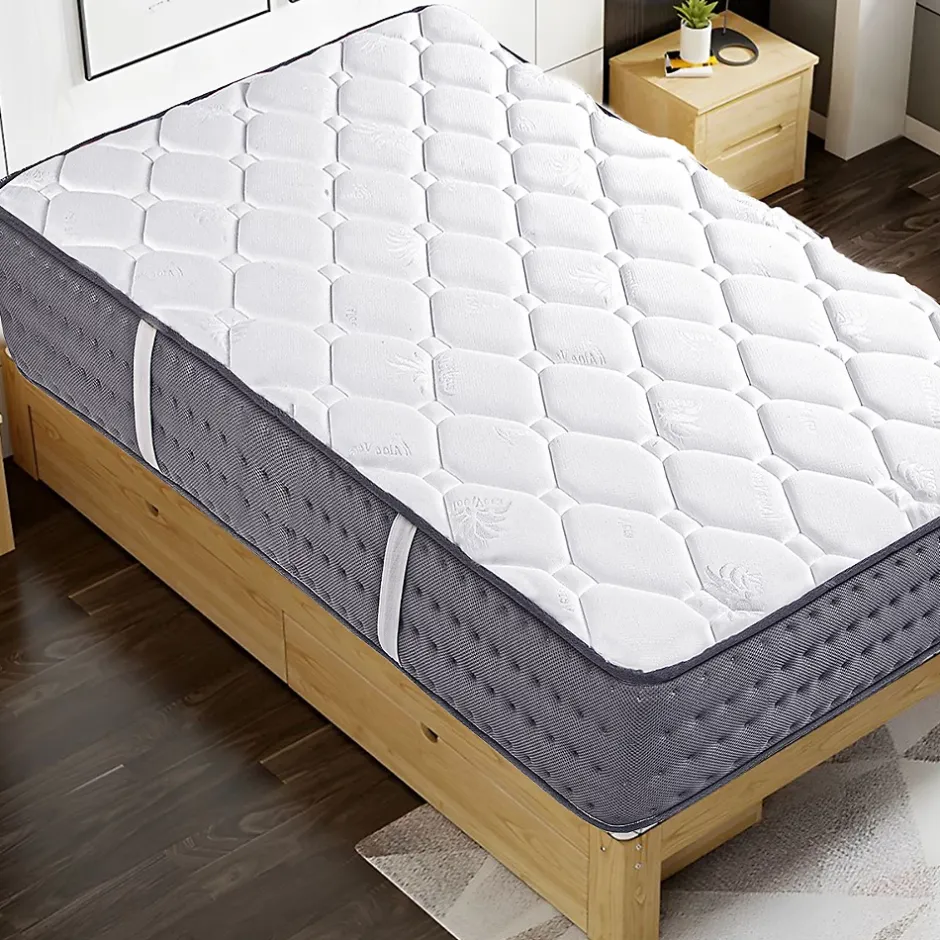 Juanio Matelas ELYA en mousse, réversible 3D avec face été/ hiver, mémoire de forme, indépendance du couchage- 90 X 190 X 20 cm Online