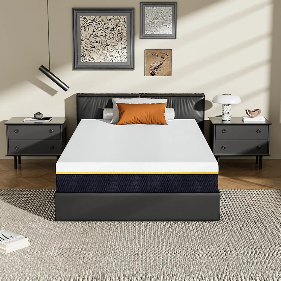 Teeno Matelas en mousse à mémoire de forme 90 x 200 cm , épaisseur 17 cm Outlet