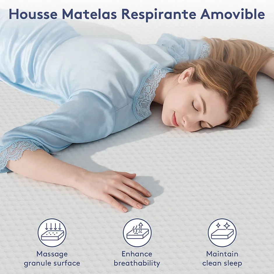 Teeno Matelas en mousse à mémoire de forme 140 x200 cm , épaisseur 21 cm
