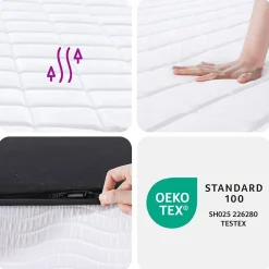Vidaxl Matelas en mousse moyennement doux 90x190 cm