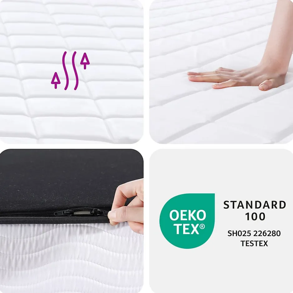 Vidaxl Matelas en mousse moyennement doux 90x190 cm
