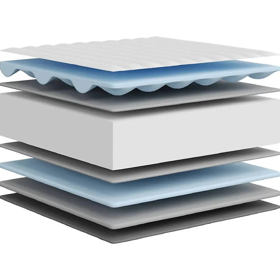 Vidaxl Matelas en mousse moyennement doux 90x190 cm