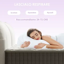 Teeno Matelas en mousse 140x190 cm - 25 cm de hauteur Best