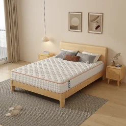 Teeno Matelas en Mousse 140x190cm ,Épaisseur 18cm, Mousse Matelas