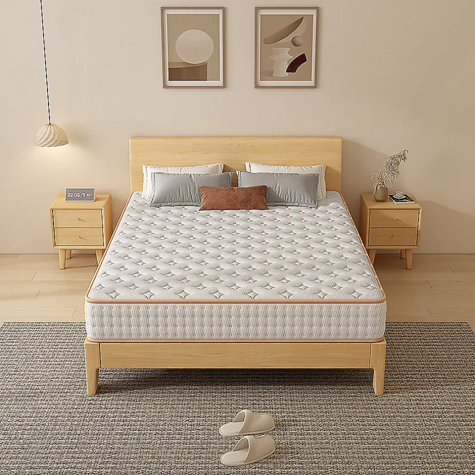 Teeno Matelas en Mousse 140x190cm ,Épaisseur 18cm, Mousse Matelas