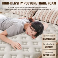 Teeno Matelas en Mousse 140x190cm,Épaisseur 18cm Hot