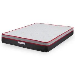 Mercado Do Colchão Matelas Energy I - 23 cm, mousse viscoélastique, fermeté moyenne, bloc 25 RS, tissu 3D, anti-acariens.