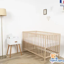 Les Noursons Matelas Enfant / Bébé 80x160 cm - Idéal pour Lit Cabane / Lit Gigogne - Réversible - Oeko Tex
