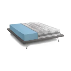 Talamo Italia Matelas enfant 140x200 cm accueil dynamique soutien medium epaisseur 21 cm Non specifie zones housse de matelas