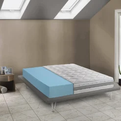 Talamo Italia Matelas enfant 140x200 cm accueil dynamique soutien medium epaisseur 21 cm Non specifie zones housse de matelas