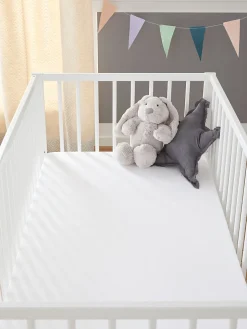 Babysom Matelas Enfant/Bébé Climatisé - 1 Face Été Fraîche et 1 Face Hiver Ouatinée - Anti-acarien - Oeko-Tex - Fabrication française