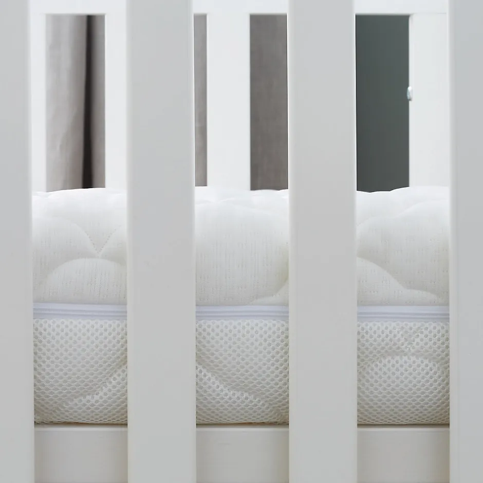 P’Tit Lit Matelas Enfant/Bébé Parfait - 2 Faces : Respirant l'Été / Douillet l'Hiver - Déhoussable - Anti Acarien