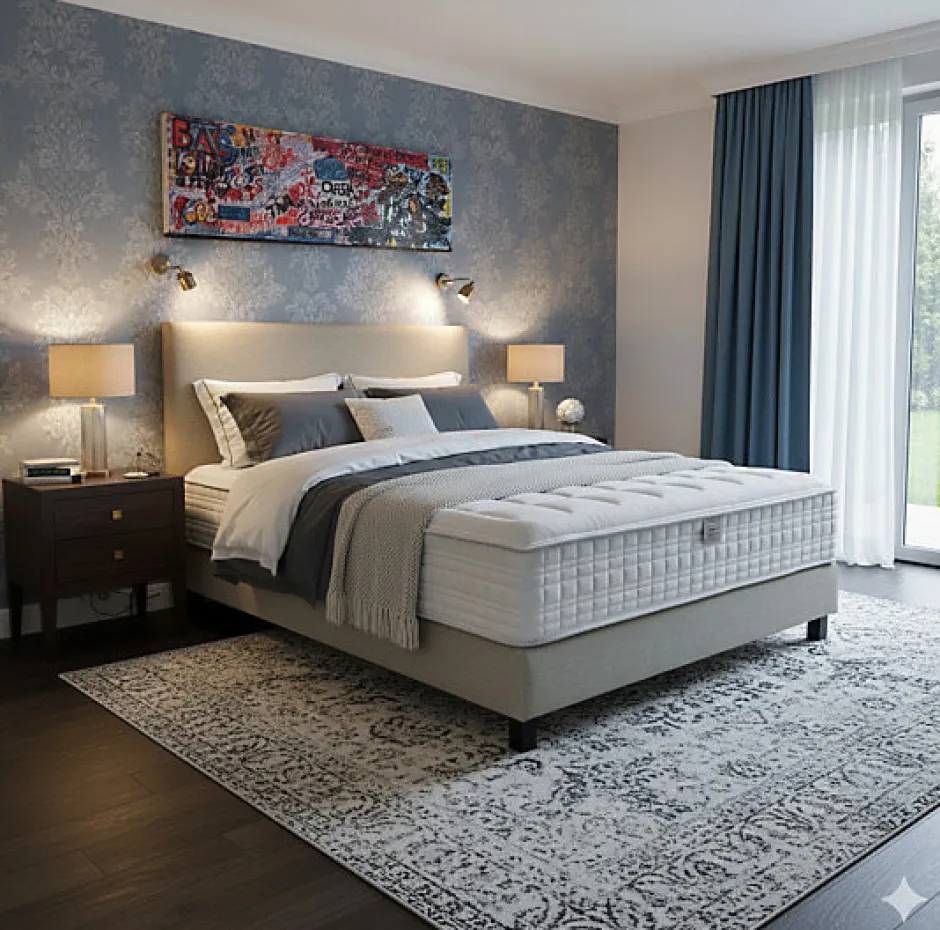 Essenzia Matelas HERITAGE 1200 RESSORTS ULTIME 110x220 Ressorts