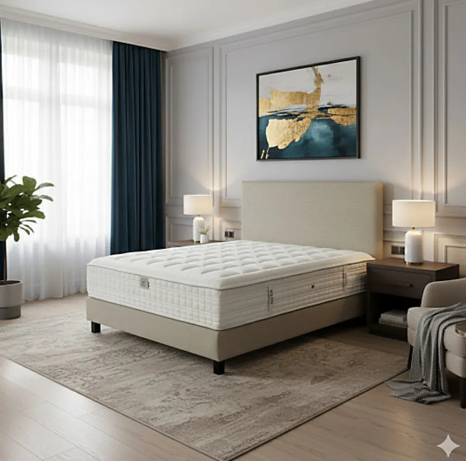 Essenzia Matelas HERITAGE 1200 RESSORTS MOELLEUX 180x190 Ressorts