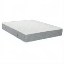 Essenzia Matelas LEVITATION Très Ferme 1000 + Sommier Tradition Graphic 13 cm + Pieds 120x190 Gris clair Ressorts