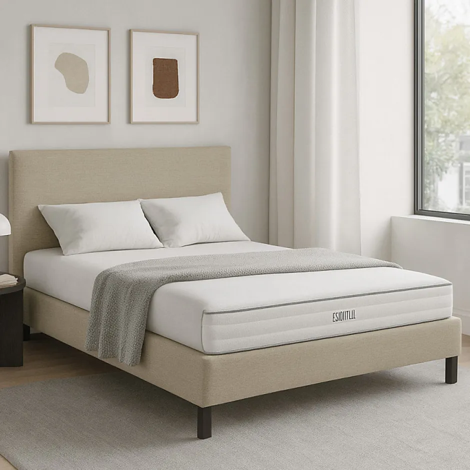 Essenzia Matelas SPRING 600 SLIM 17 cm 110x220 Ressorts