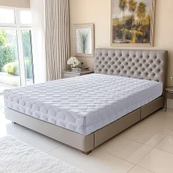 King Of Dreams Matelas Face été contact face de contact Latex 70 Kg/m3 Face Hiver Mémoire de forme 60 Kg/m3 120x200 x 22 cm Ferme - Spécial Sommi
