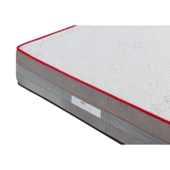 Mercado Do Colchão Matelas Luxury - ressorts ensachés et mousse viscoélastique, tissu Aloe Vera, 1400 x 1900 mm, ép. 27 cm