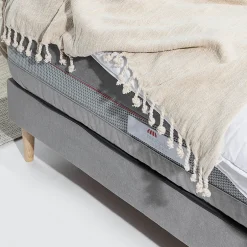 Mercado Do Colchão Matelas Luxury - ressorts ensachés et mousse viscoélastique, tissu Aloe Vera, 1400 x 1900 mm, ép. 27 cm