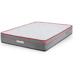 Mercado Do Colchão Matelas Luxury - ressorts ensachés et viscoélastique pour un soutien adaptatif, 27 cm.