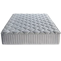 King Of Dreams Matelas Marie a Ressorts + 3 cm matelas face de contact latex en 70 Kg/m3-120x190 Hauteur +/- 25 cm - Accueil Ferme - Soutien Ferm