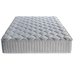 Literie Julien Matelas memoryplus a Ressorts Ensaches + 3,5 cm contact latex à 70 % en 70 Kg/m3 - 140x200 Hauteur +/- 22,5 cm - Accueil Ferme - Outlet