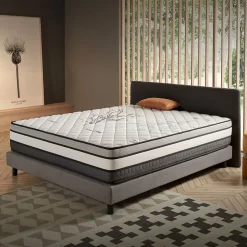 Naturalex Matelas Mémoire de Forme Trilux - 160x200 - 30 cm - Confort Ferme - 7 zones - Blue Latex - Réversible - Hypoallergénique Outlet