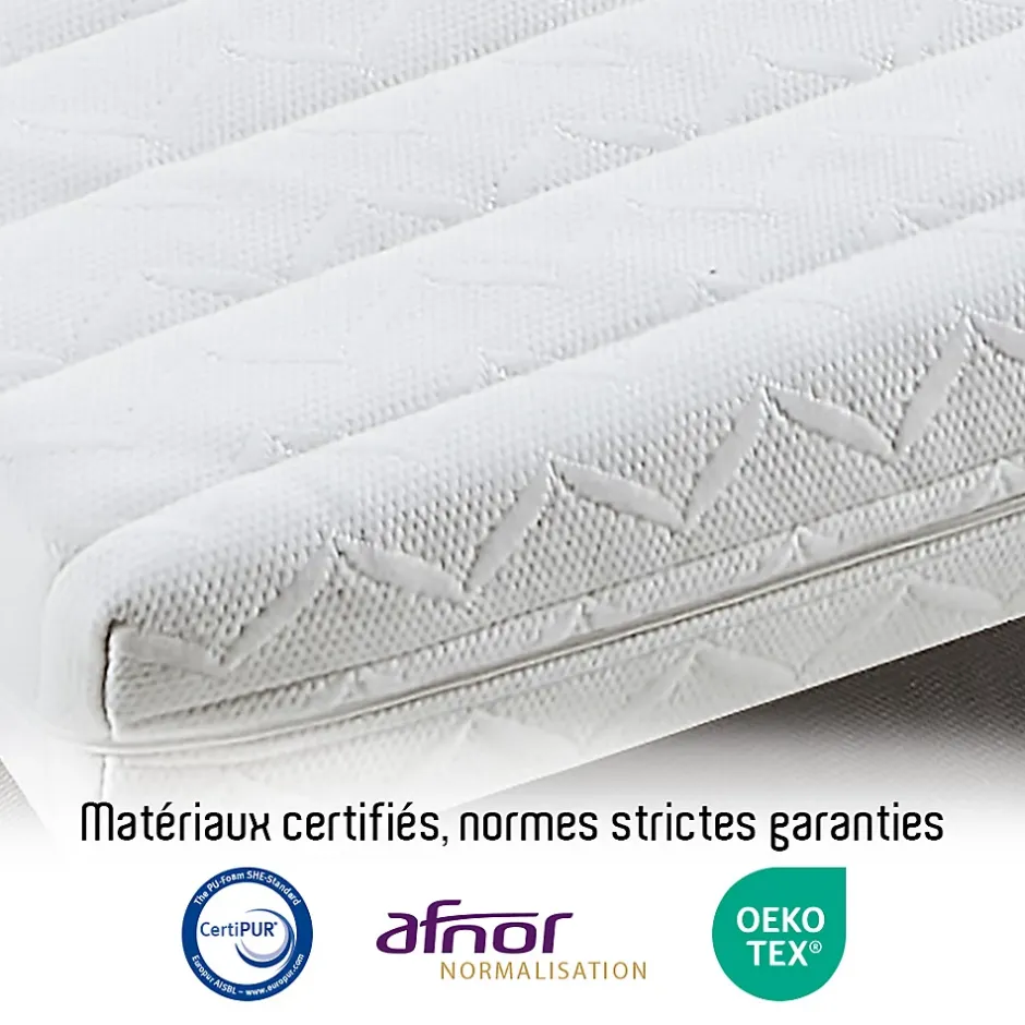 Olympe Literie Matelas Mousse Egio 140x200 cm Accueil Latex Like New