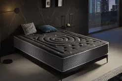 Moonia Matelas Mousse Premium Black Multizone, 27cm, 160x200cm - Hot