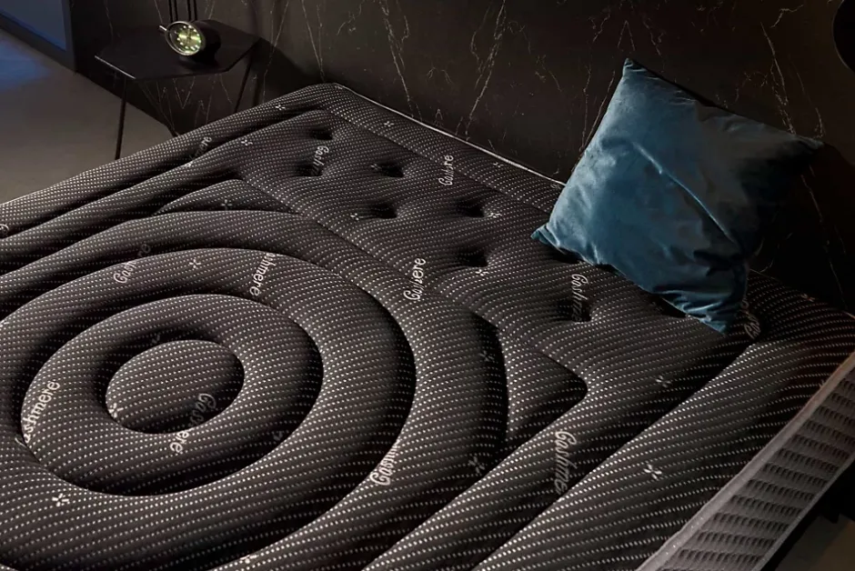 Moonia Matelas Mousse Premium Black Multizone, 27cm, 160x200cm - Hot