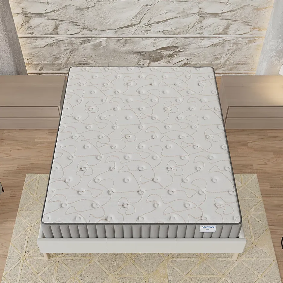 November Matelas Mousse 140x190 cm ORIONIS Accueil Mémoire de forme épaisseur 22 cm Hot