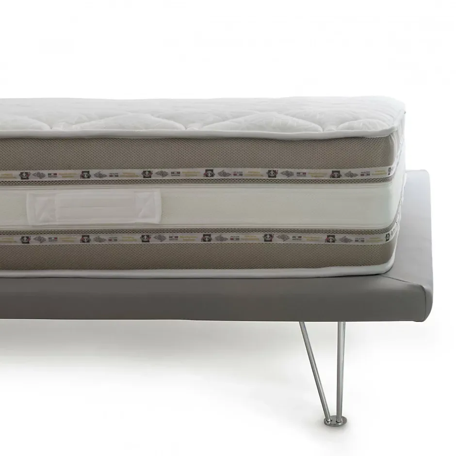 Talamo Italia Matelas mousse 160x190 cm accueil dynamique soutien medium epaisseur 27 cm Non specifie zones housse de matelas New