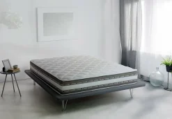 Talamo Italia Matelas mousse 160x190 cm accueil dynamique soutien medium epaisseur 27 cm Non specifie zones housse de matelas New