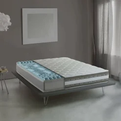 Talamo Italia Matelas mousse 160x190 cm accueil dynamique soutien medium epaisseur 27 cm Non specifie zones housse de matelas New