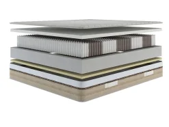 Talamo Italia Matelas mousse 80x200 cm accueil dynamique soutien moelleux epaisseur 25 cm housse de matelas